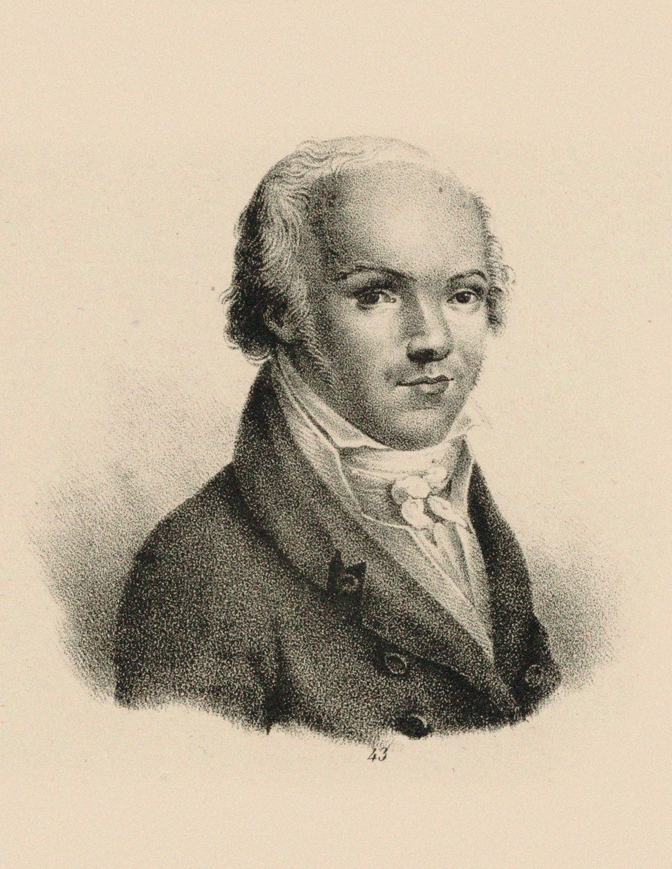 Viulisti ja säveltäjä Andreas Rombergin muotokuva 1767-1821, n. 1815. tekijältä Unbekannt