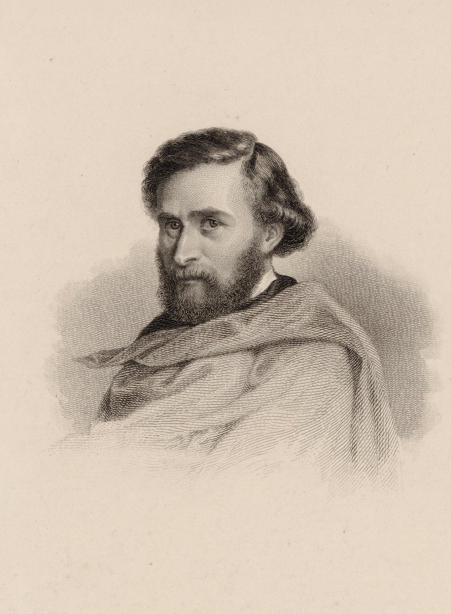 Viulisti ja säveltäjä Anton Wallersteinin muotokuva 1813-1892. tekijältä Unbekannt