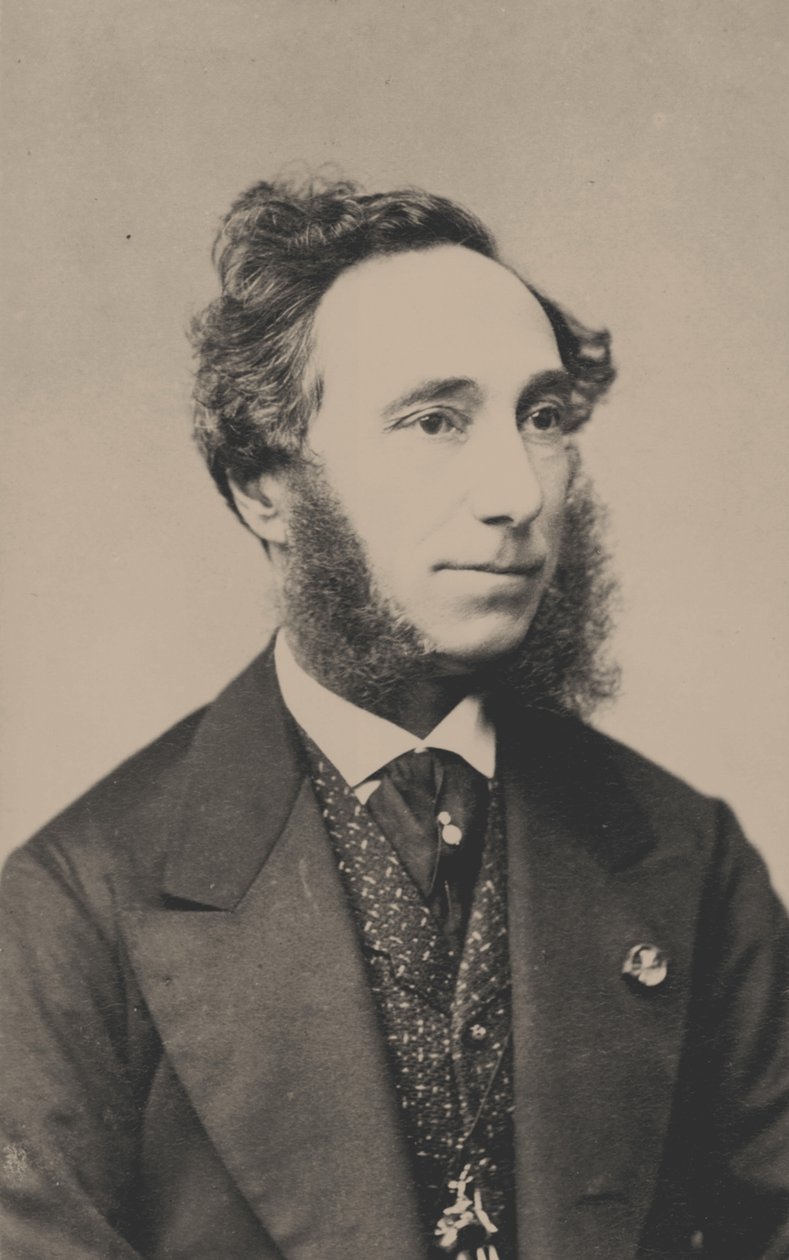 Viulisti ja säveltäjä Camillo Sivorin muotokuva 1815-1894, n. 1865. tekijältä Unbekannt