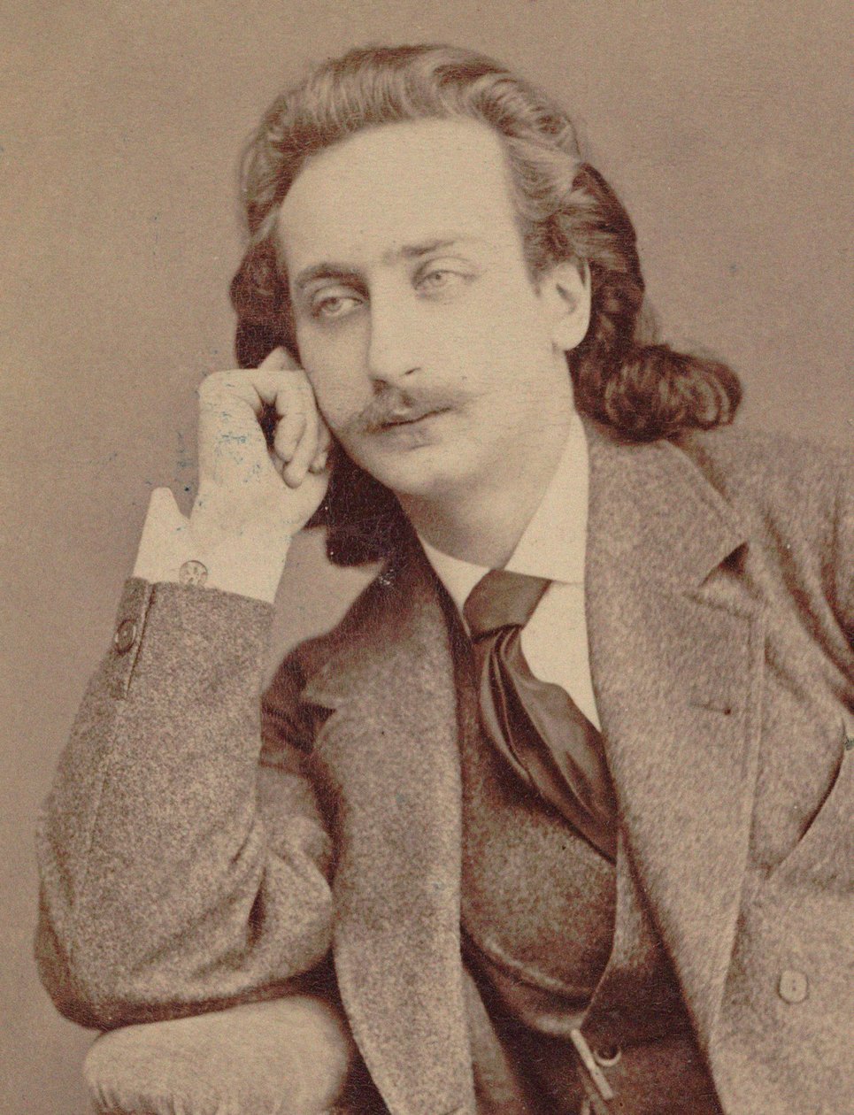 Viulisti ja säveltäjä Henri Kettenin muotokuva 1848-1883. tekijältä Unbekannt