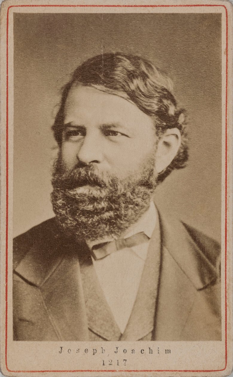 Muotokuva viulisti ja säveltäjä Joseph Joachim 1831-1907, 1870-luku. tekijältä Unbekannt