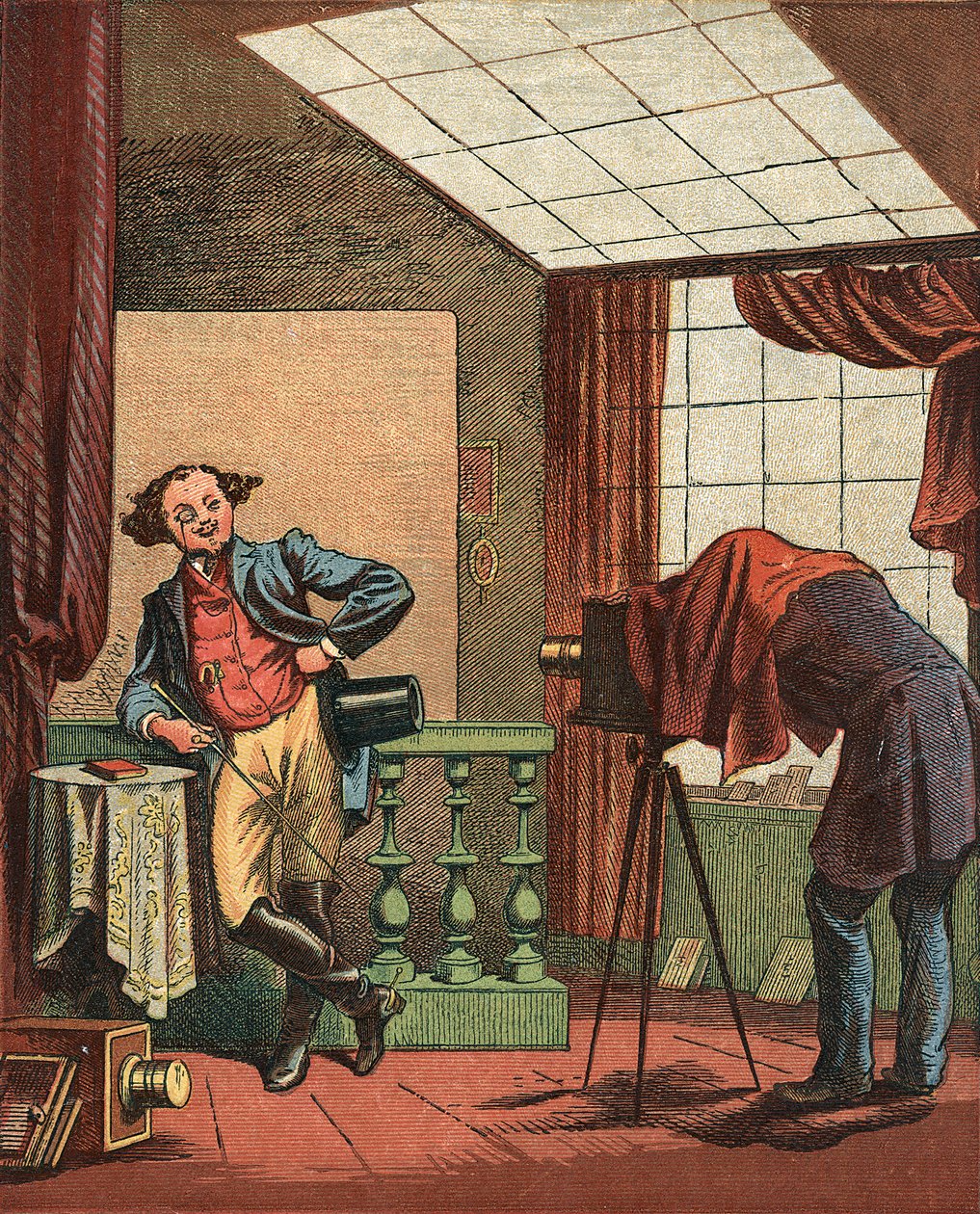 Muotokuvakuvaajien studio, 1871 tekijältä Unbekannt