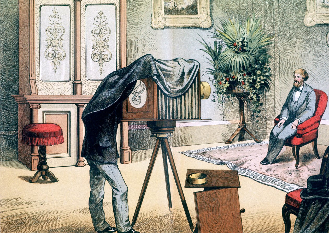 Muotokuvakuvaajien studio, c1880 tekijältä Unbekannt