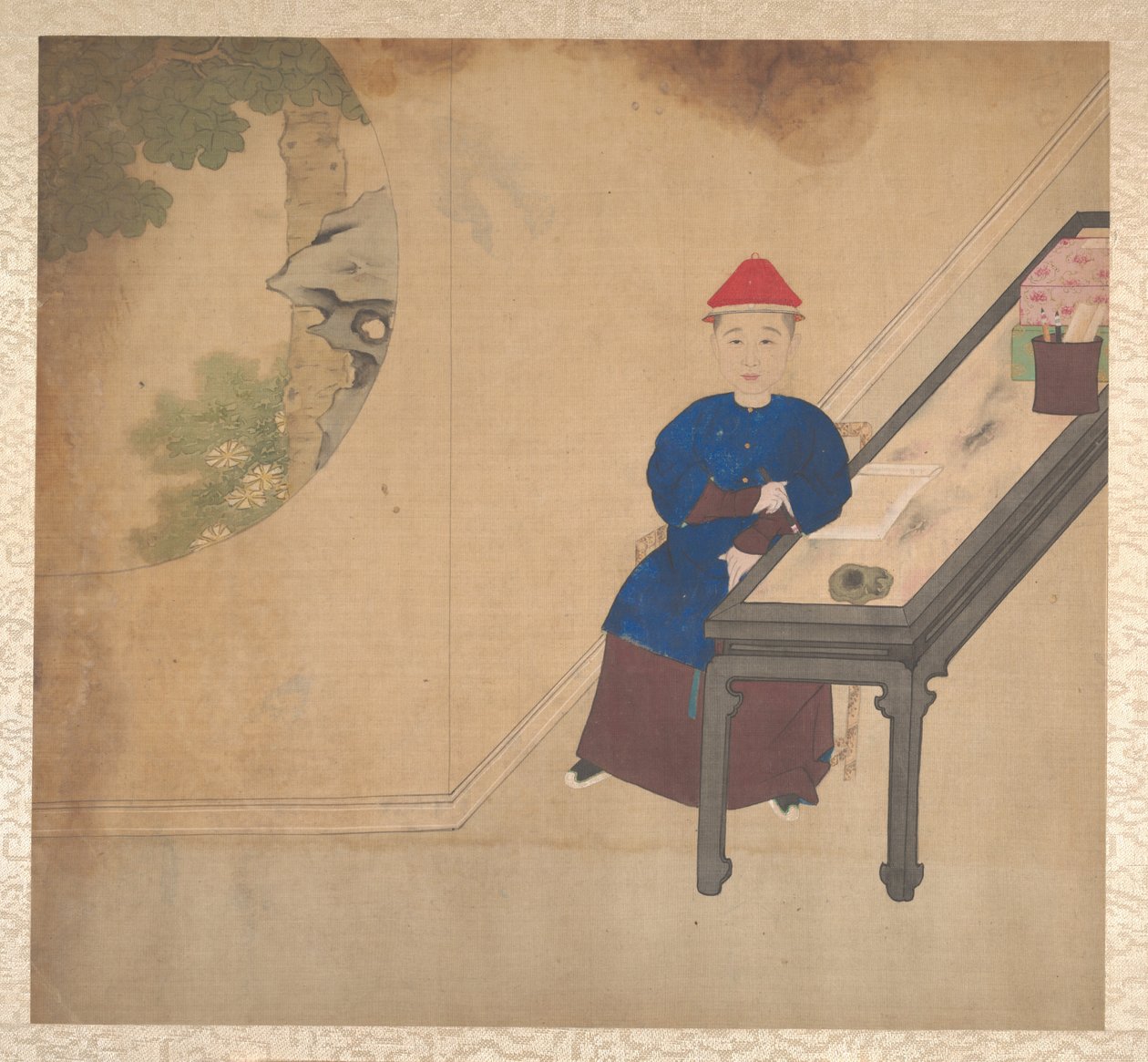 Muotokuvia manchu-suvun jäsenistä, 1800-luvun puoliväli. tekijältä Unbekannt