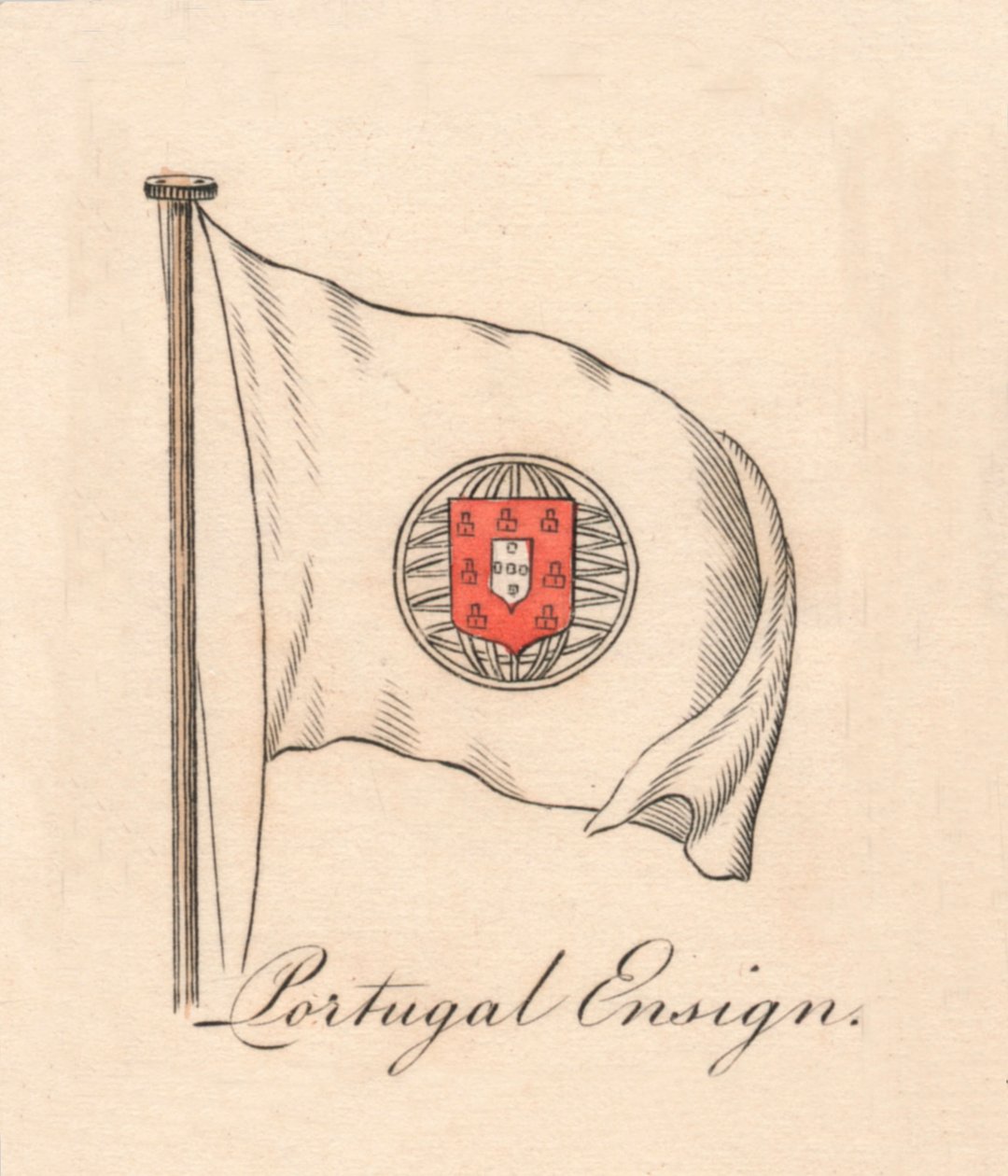 Portugalin lippu, 1838 tekijältä Unbekannt