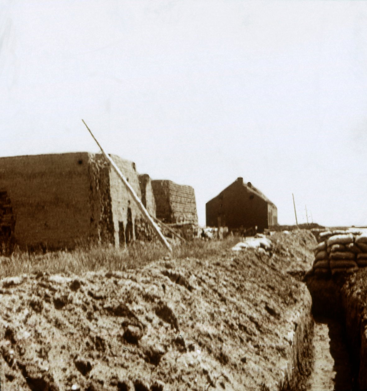 Viesti Yserissä, Flanderissa, Belgiassa, c1914-c1918 tekijältä Unbekannt