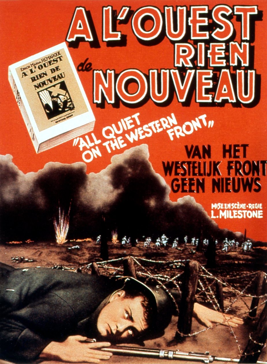 Juliste elokuvalle "All Quiet on the Western Front" tekijältä Unbekannt