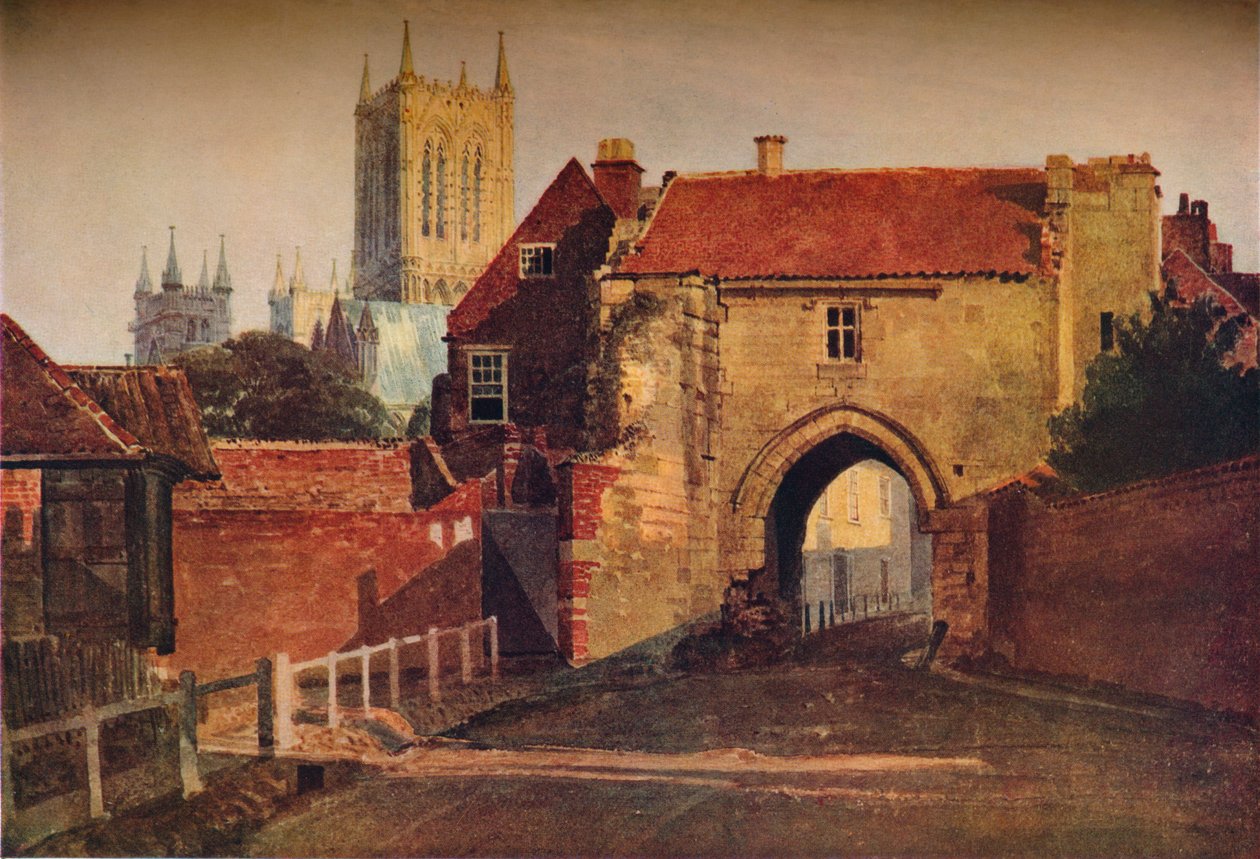 Potter Gate, Lincoln, 1800-1849, 1937 tekijältä Unbekannt
