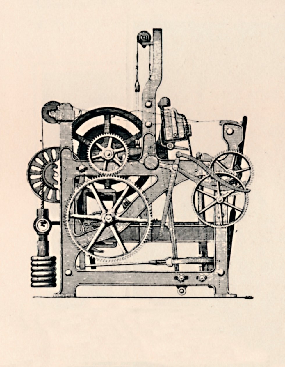 Power Loom sivukuva, 1836, 1904 tekijältä Unbekannt