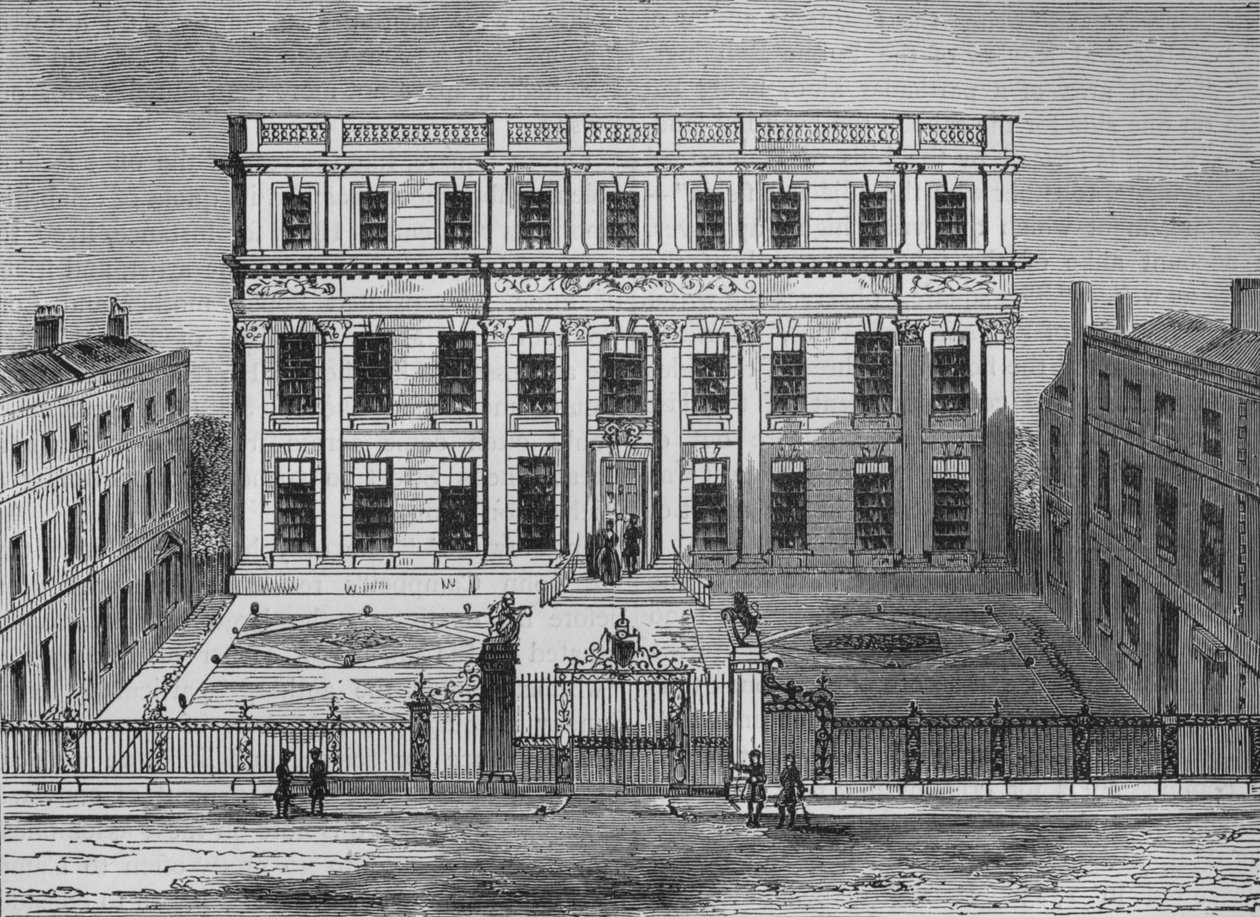 Powis House, Great Ormond Street, Bloomsbury, Lontoo, c1714 1878 tekijältä Unbekannt