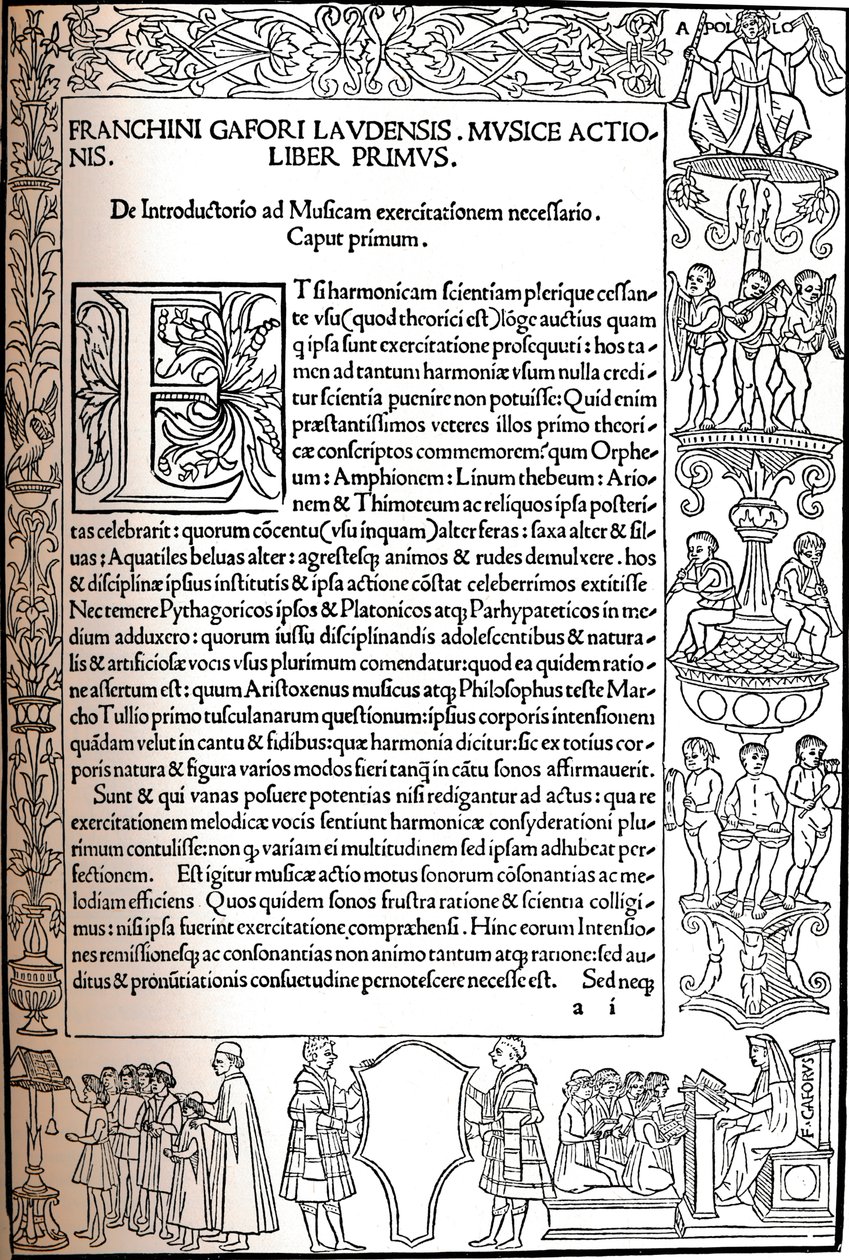 Musiikin harjoitus, 1496, 1917 tekijältä Unbekannt
