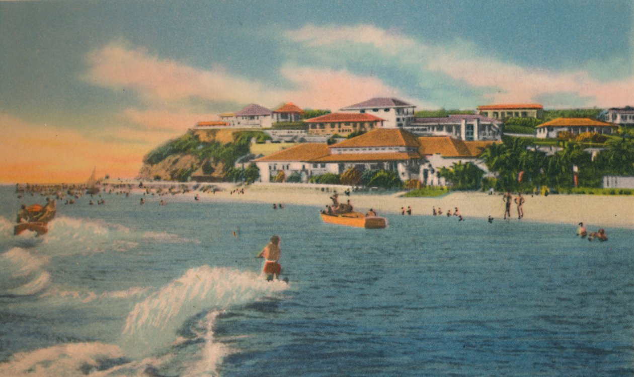 Pradomar hotelli. Beach Club and Land Development, 1940-luku tekijältä Unbekannt