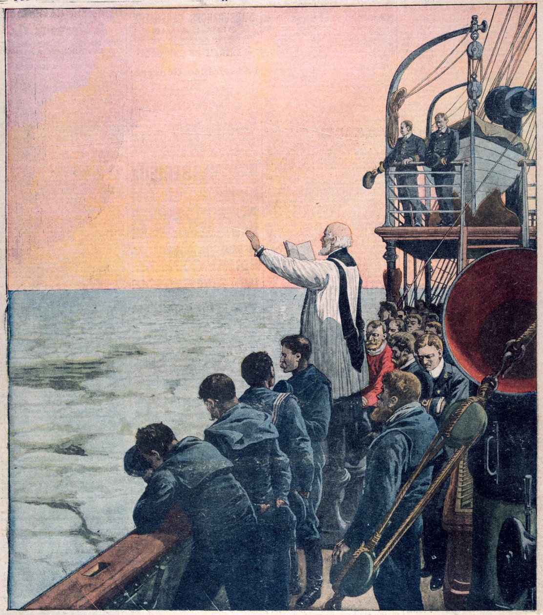 Rukoukset Titanicin uppoamispaikalla, 1912 tekijältä Unbekannt