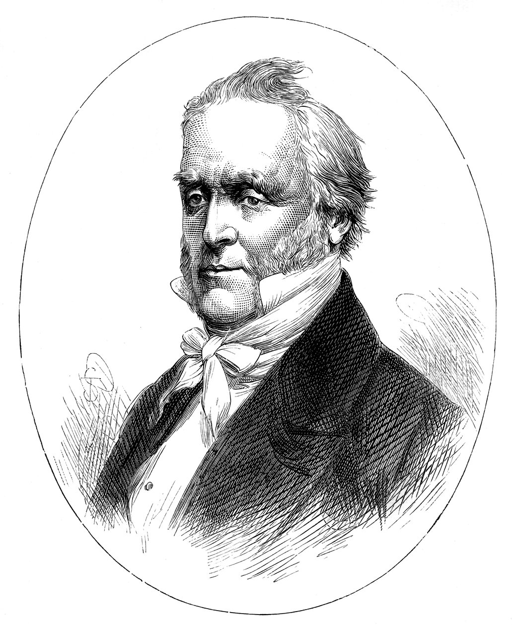 Presidentti James Buchanan 1791-1868, Yhdysvaltain 15. presidentti tekijältä Unbekannt