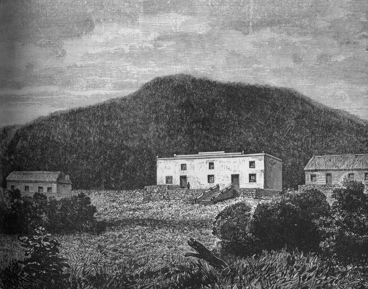 Presidentti Krugersin maalaistalo, 1880 tekijältä Unbekannt