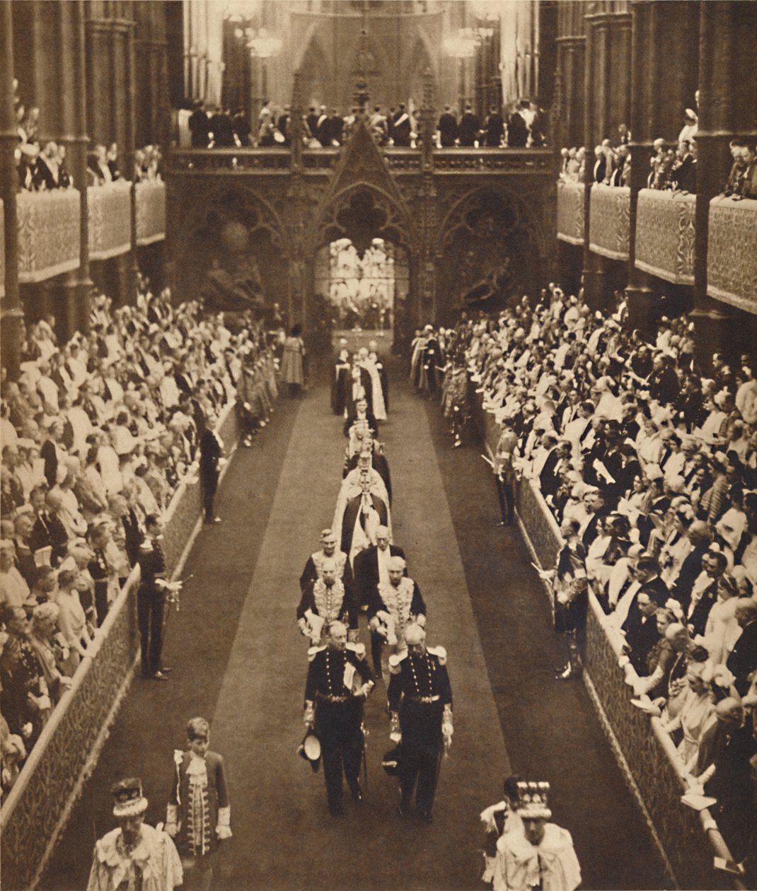 Pääministerit Abbeyssa, 12. toukokuuta 1937 tekijältä Unbekannt