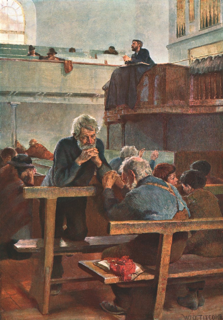 Primitive Methodists at Prayer, c1889, c1902. tekijältä Unbekannt