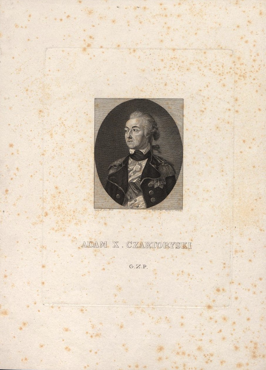 Prinssi Adam Kazimierz Czartoryski 1734-1823 tekijältä Unbekannt