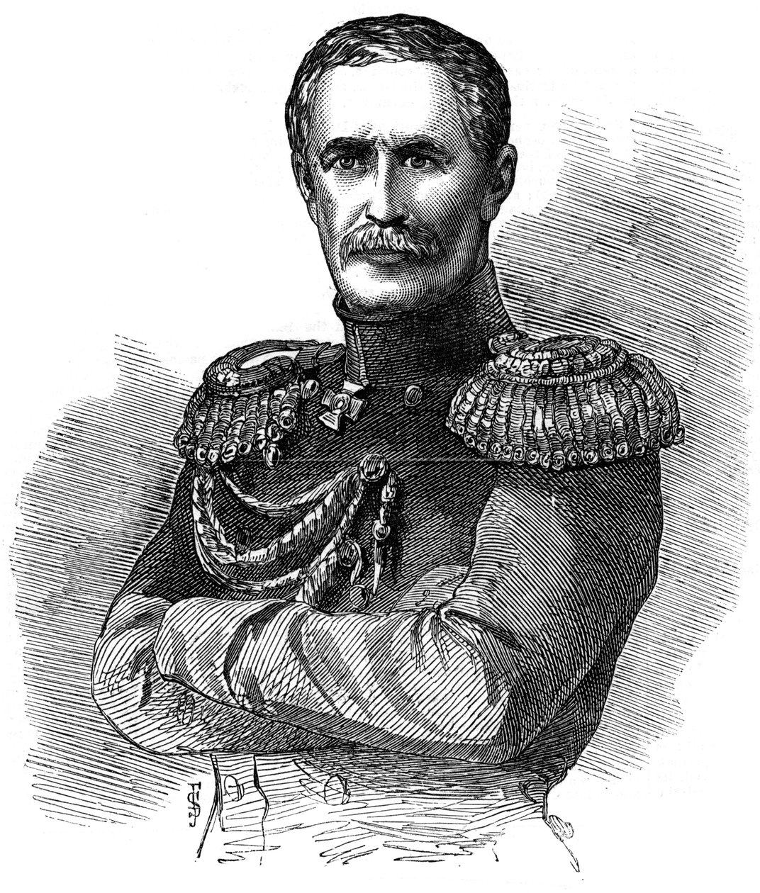 Prinssi Aleksanteri Sergejevitš Menšikov, Venäjän armeijan komentaja, 1853 tekijältä Unbekannt