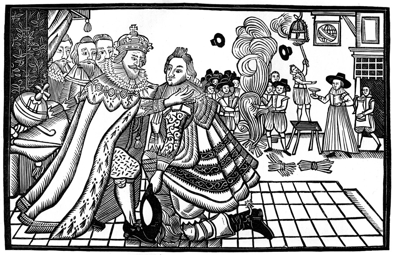 Prinssi Charles tervetuloa kotiin Espanjasta, 1623, 1893 tekijältä Unbekannt