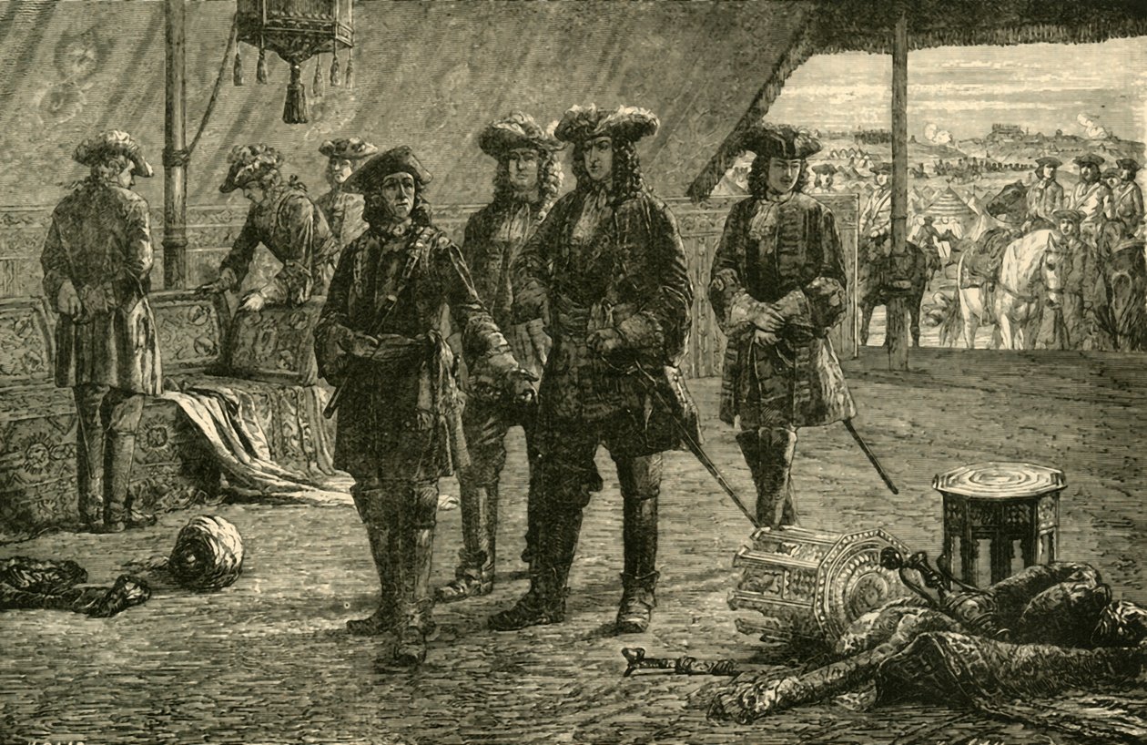 Prinssi Eugene voiton jälkeen turkkilaisista Belgradissa, 1717, 1890. tekijältä Unbekannt