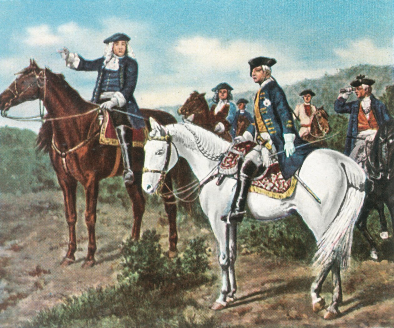 Prinssi Eugene ja kruununprinssi Frederick, 1734, 1936. tekijältä Unbekannt