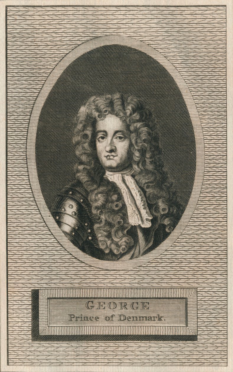 Tanskan prinssi George, kuningatar Annen aviomies, 1793 tekijältä Unbekannt
