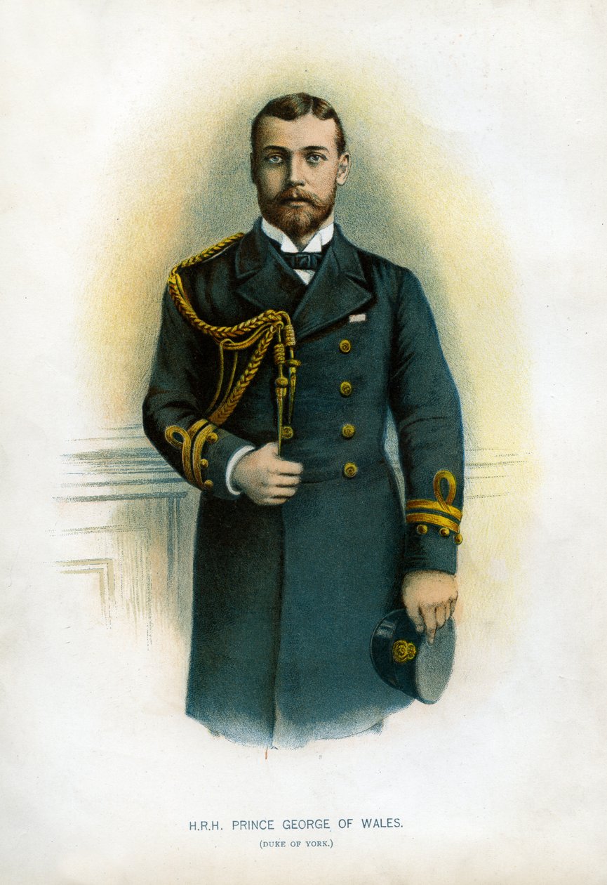 Walesin prinssi George, Yorkin herttua, 1890-1893 tekijältä Unbekannt