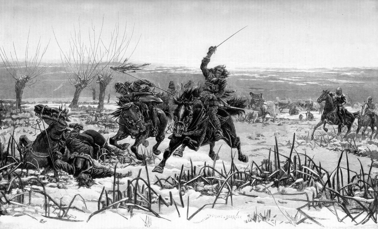 Prinssi Rupert Edgehillin taistelussa, 1642 1887 tekijältä Unbekannt