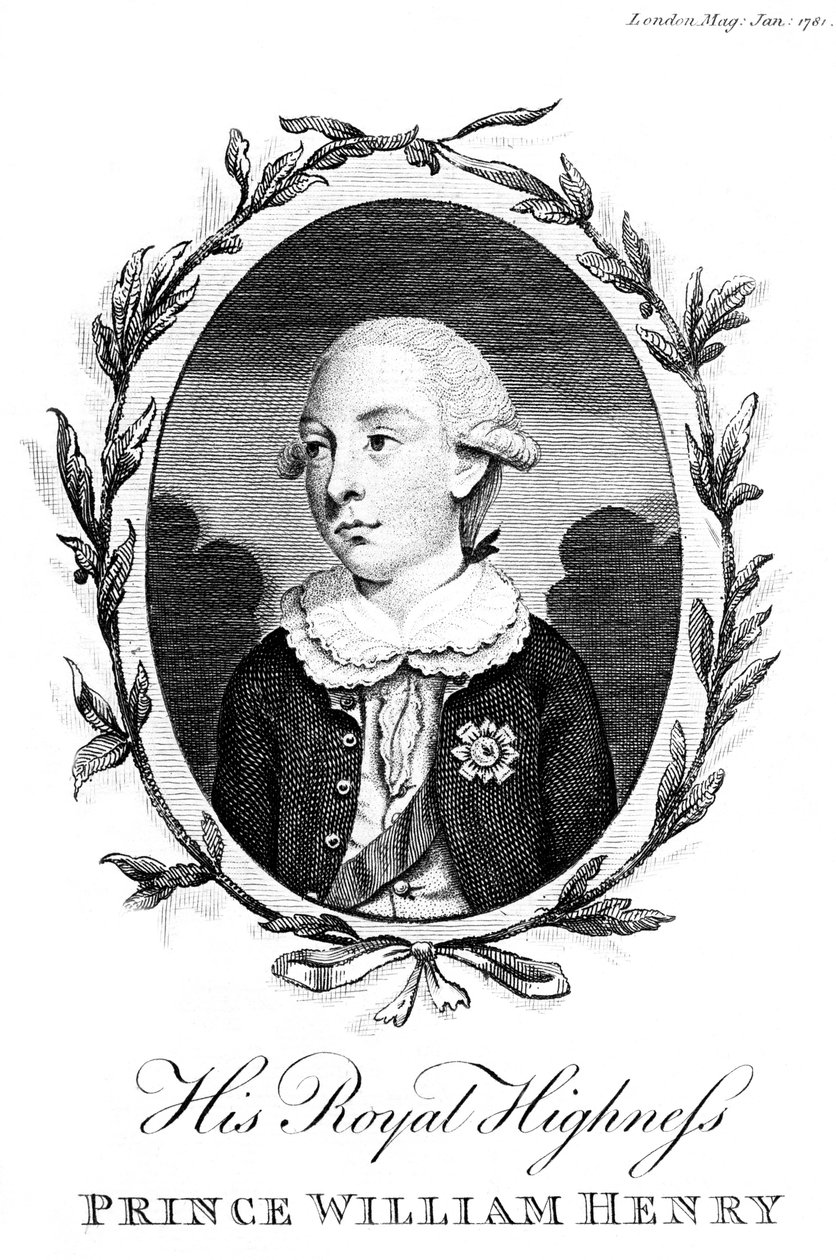 Prinssi William Henry, George III:n kolmas poika, 1781 tekijältä Unbekannt