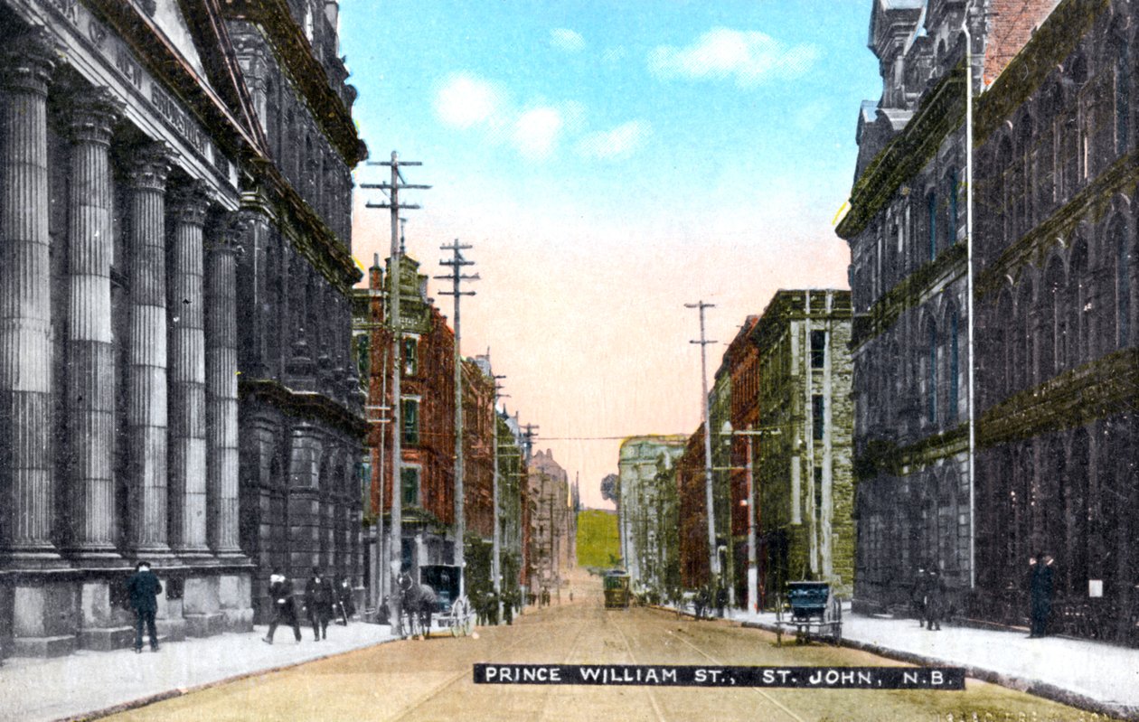 Prince William Street, Saint John, New Brunswick, Kanada, 1900-luku tekijältä Unbekannt