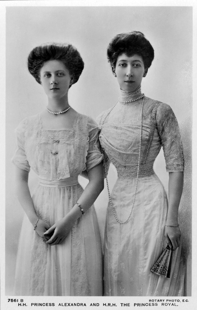 Prinsessa Alexandra ja prinsessa Royal, 1900-luvun lopulla tekijältä Unbekannt