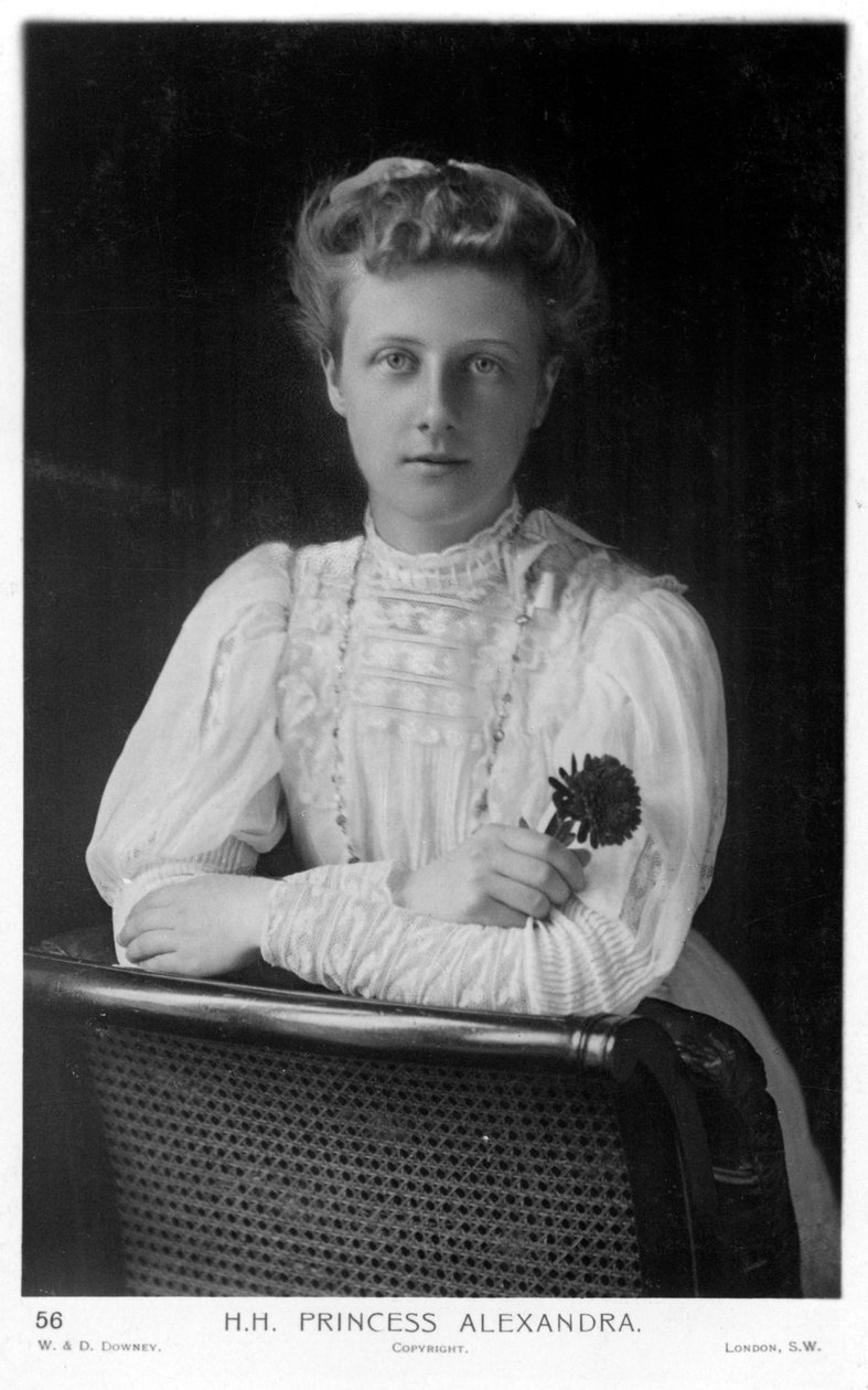 Yhdistyneen kuningaskunnan prinsessa Alexandra, vuodelta 1910 tekijältä Unbekannt