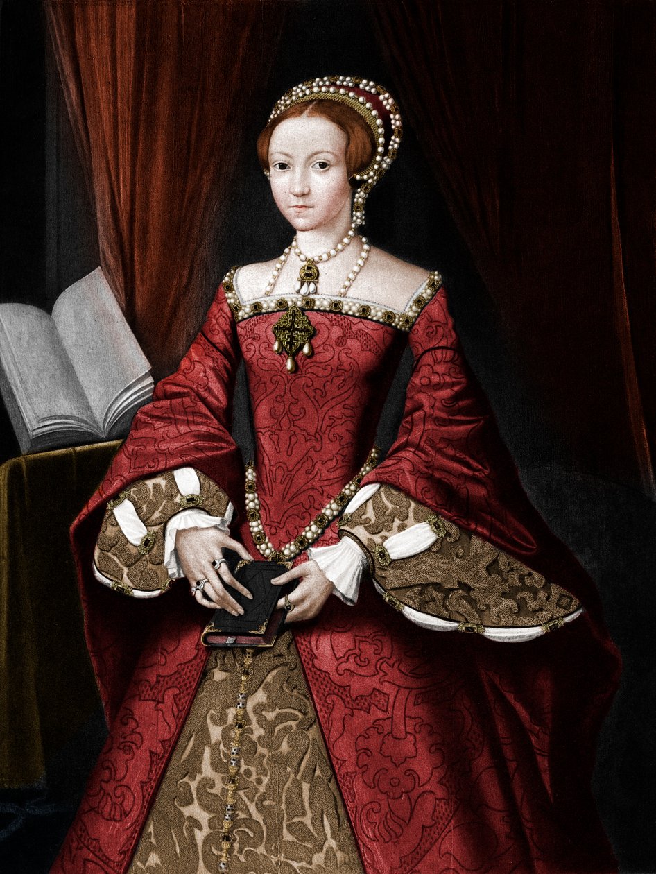 Prinsessa Elizabeth, myöhemmin kuningatar, c1547, 1902. tekijältä Unbekannt