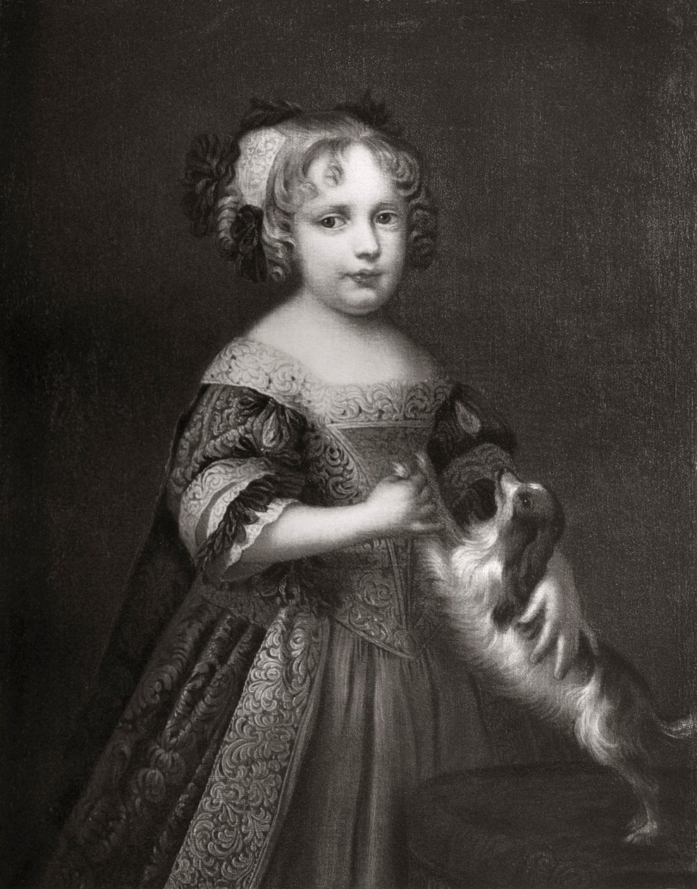 Prinsessa myöhemmin kuningatar Anne, 1670-1675 1906 tekijältä Unbekannt