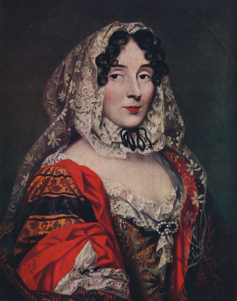 Ursinien prinsessa, Anne Marie de La Tremoille, c1670, 1939 tekijältä Unbekannt