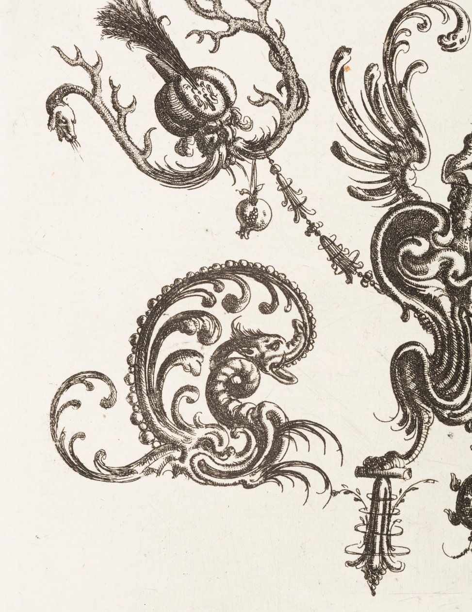 Painatus, levy 48, Neüw Grotteßken Buchilta (uusi groteskikirja), 1610 tekijältä Unbekannt