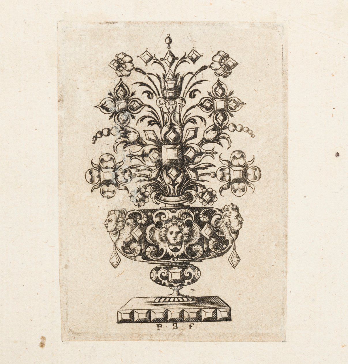 Tulosta, levy Omnia Condado Docilitas Solertia Vincit (Sopeutuva asenne voittaa kaikki vaikeudet), ca. 1600 tekijältä Unbekannt
