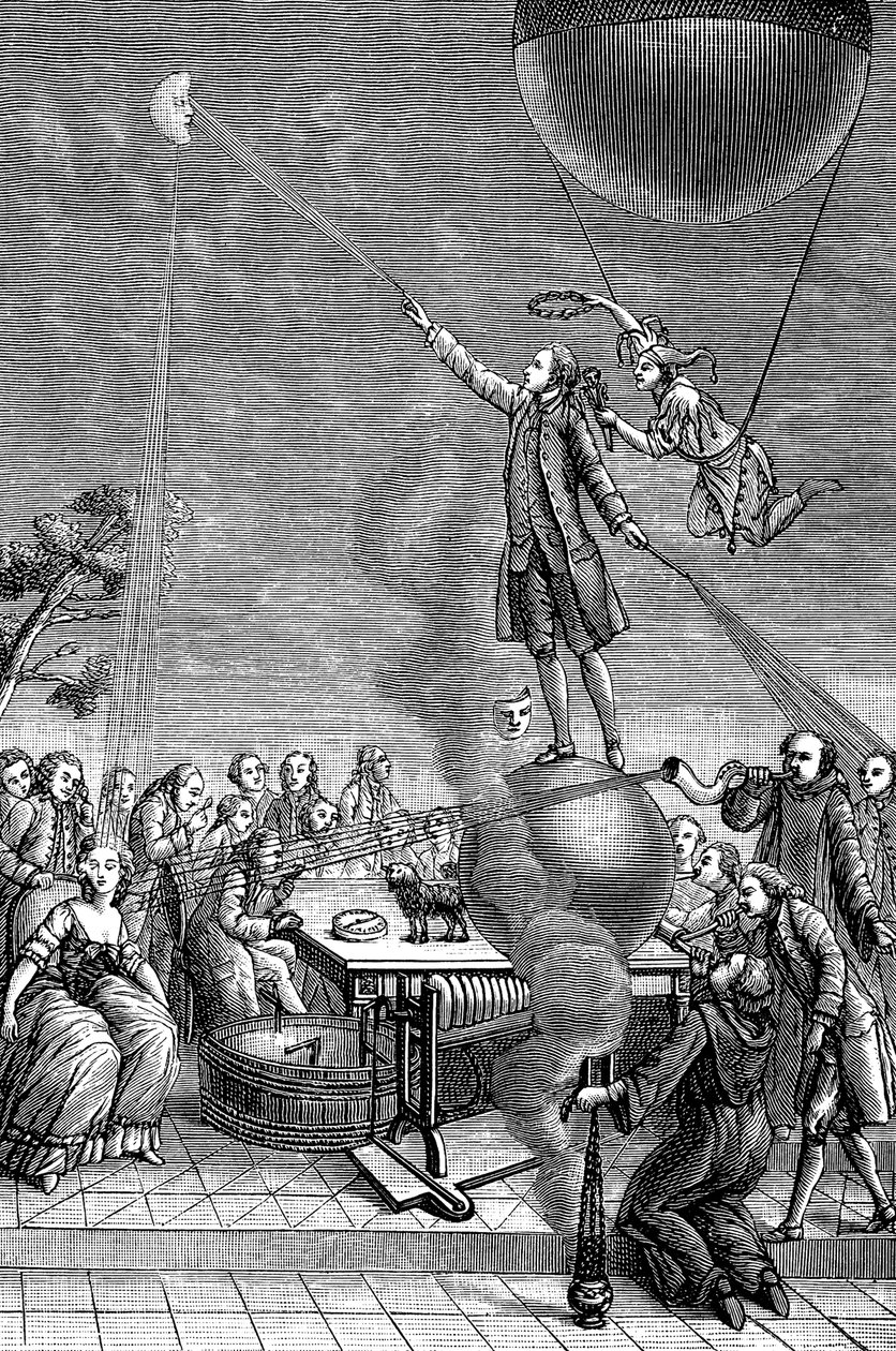 Franz Anton Mesmerin satiiripainatus, 1784 tekijältä Unbekannt