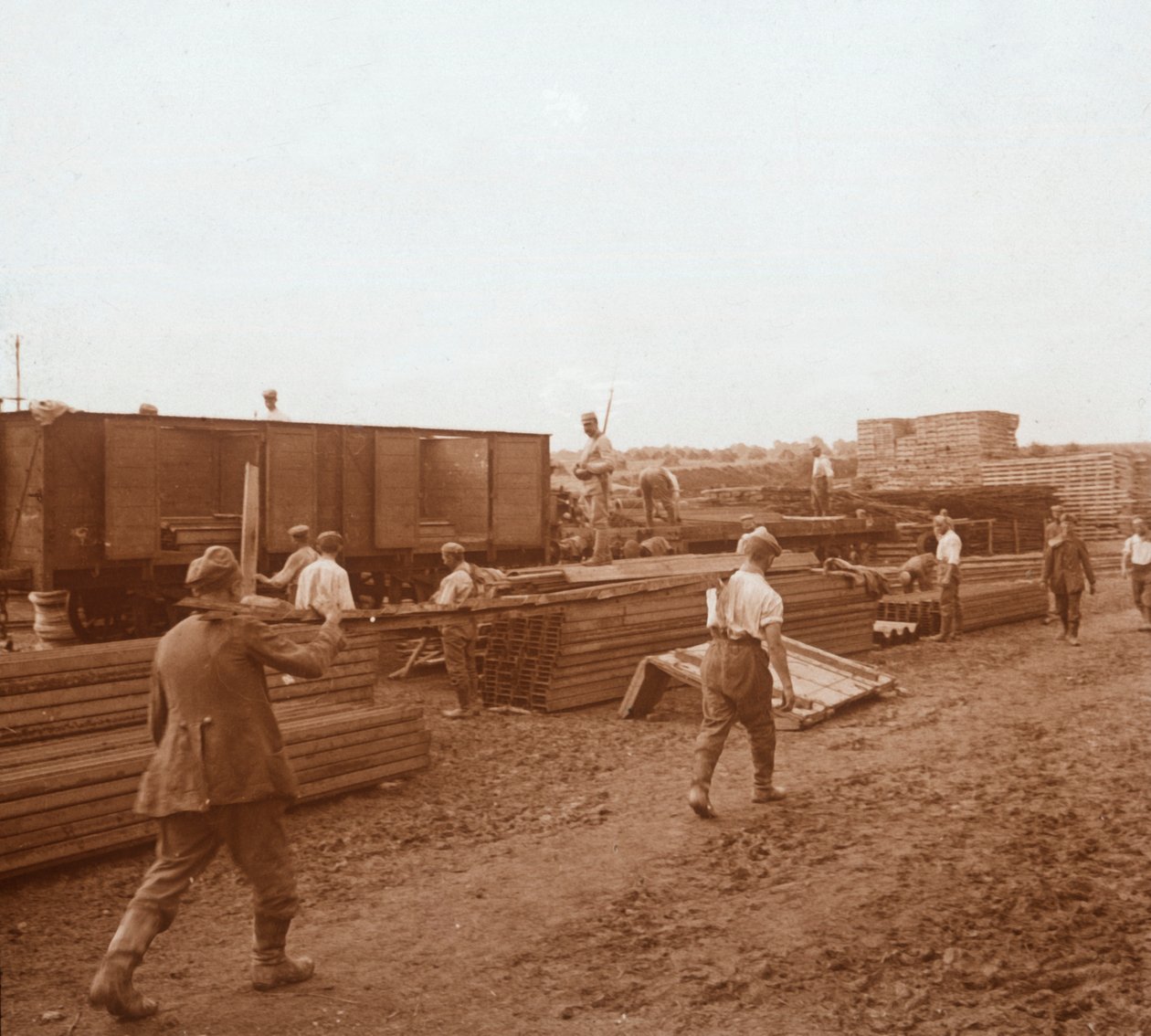 Vangit, Genicourt, Pohjois-Ranska, c1914-c1918 tekijältä Unbekannt