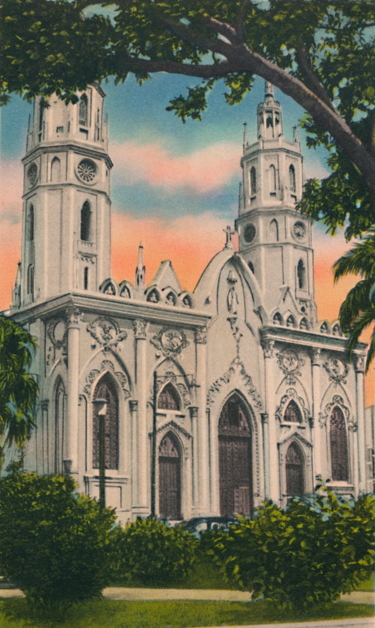 San Nicolas de Tolentinon katedraali, Barranquilla, 1940-luku tekijältä Unbekannt