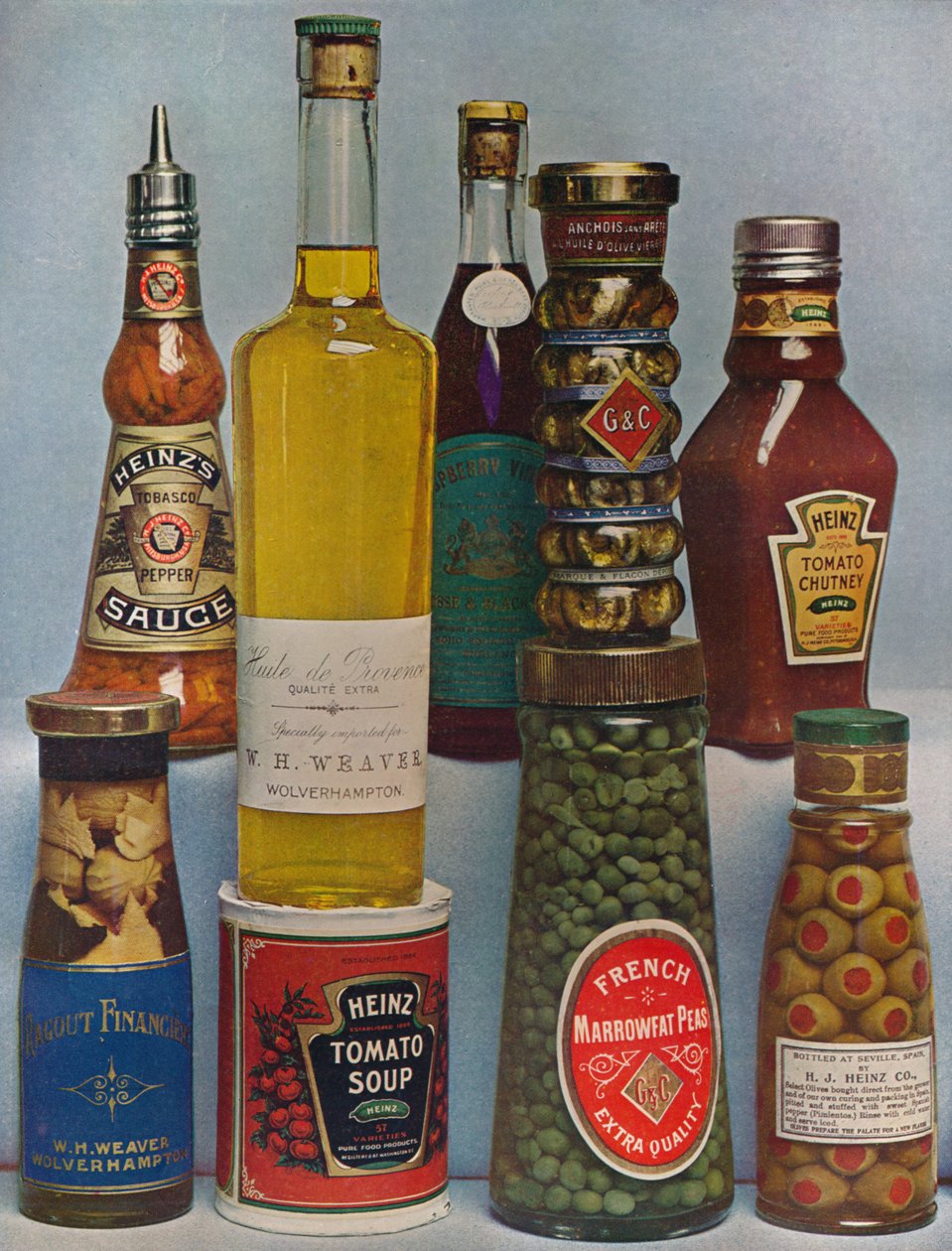Tuoteetiketit, 1909. tekijältä Unbekannt
