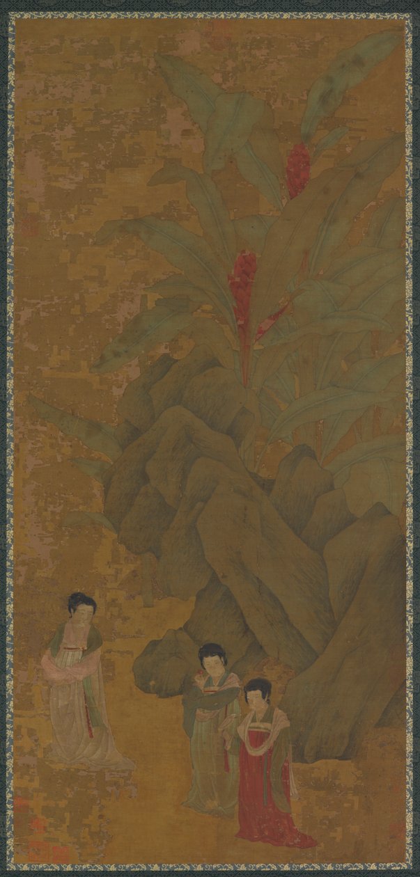 Promenading Ladies, luultavasti Yuan-dynastia, 1300-luku. tekijältä Unbekannt