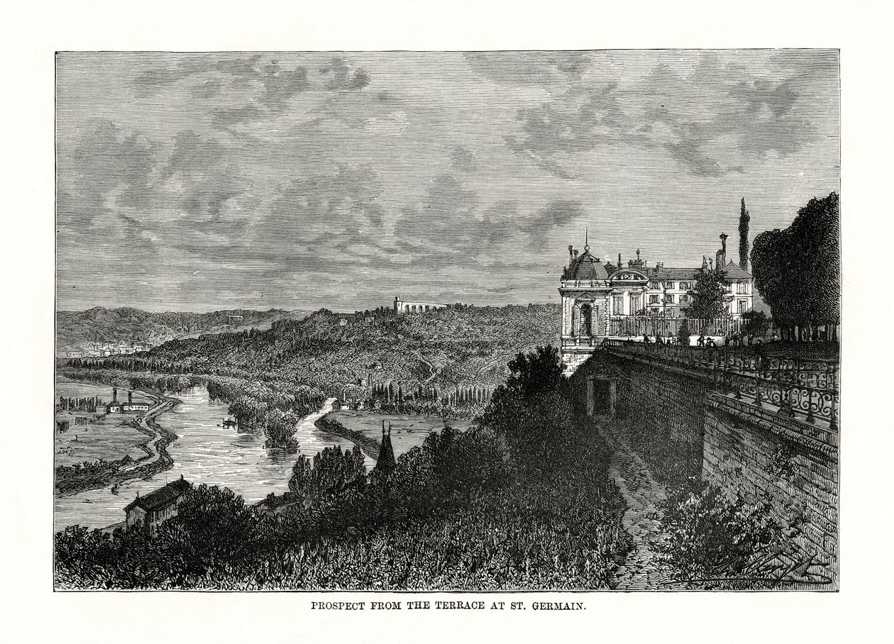 Prospect from the Terrace St Germainista, Ranskasta, 1879 tekijältä Unbekannt