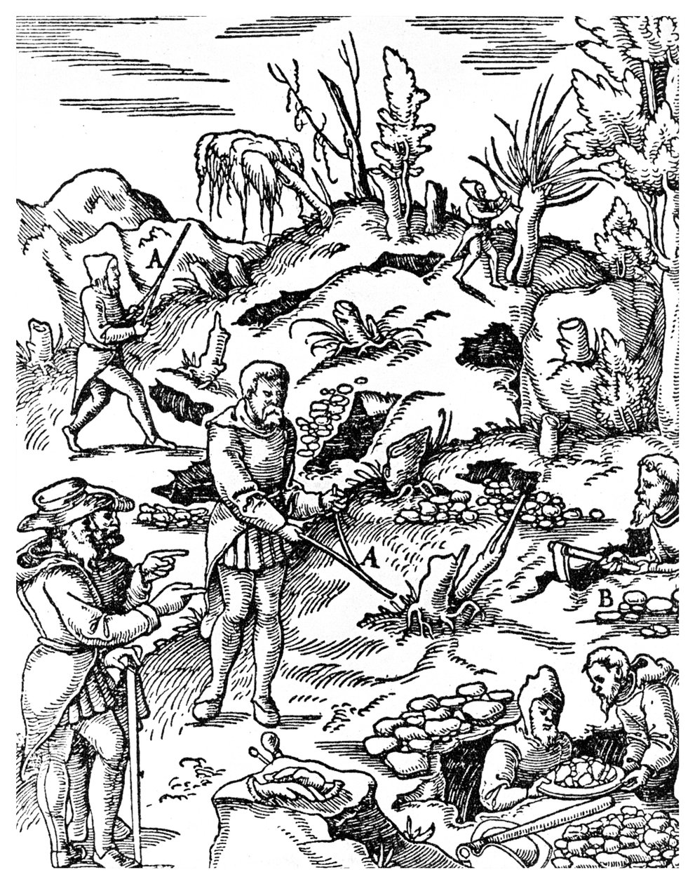 Metallien etsintä, 1556 1956 tekijältä Unbekannt
