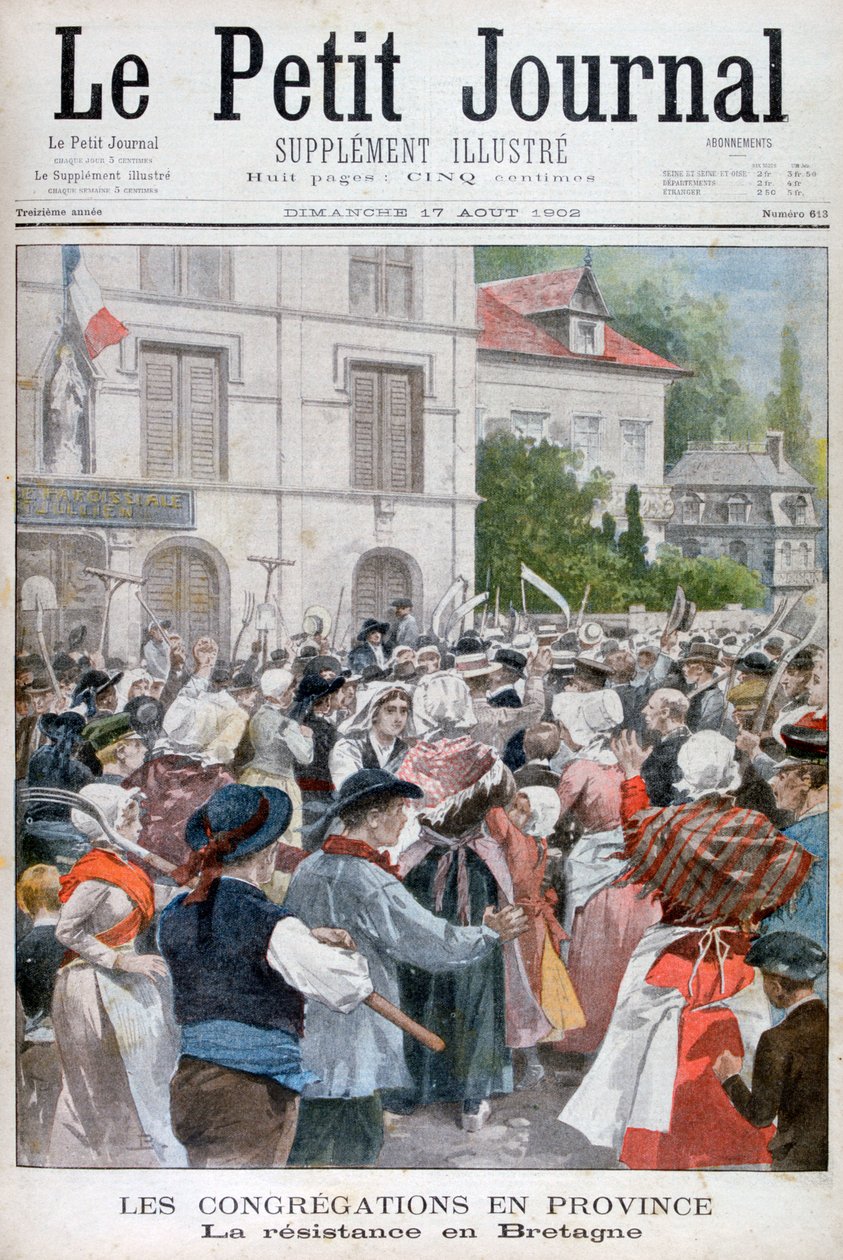 Protesti Bretagnessa 1902 tekijältä Unbekannt