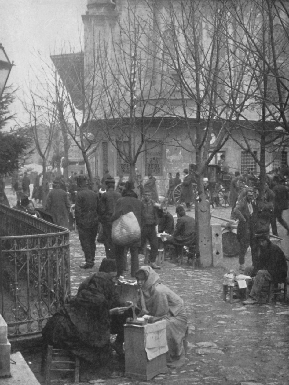 Julkiset kirjeenkirjoittajat Konstantinopolin kadulla, 1913 tekijältä Unbekannt