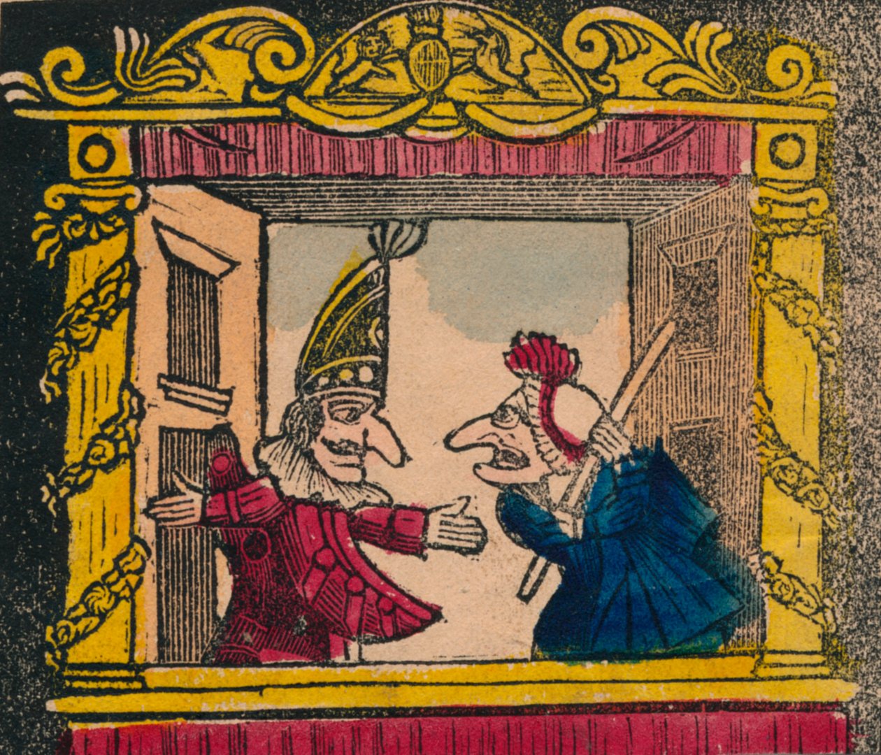 Punch ja Judy, 1700-luvun loppu - 1800-luvun alku tekijältä Unbekannt