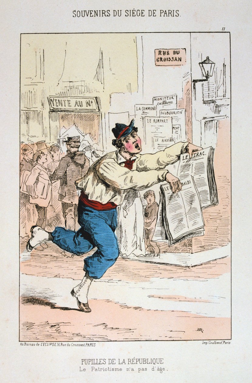 Tasavallan oppilaat, Pariisin piiritys, 1870-1871 tekijältä Unbekannt