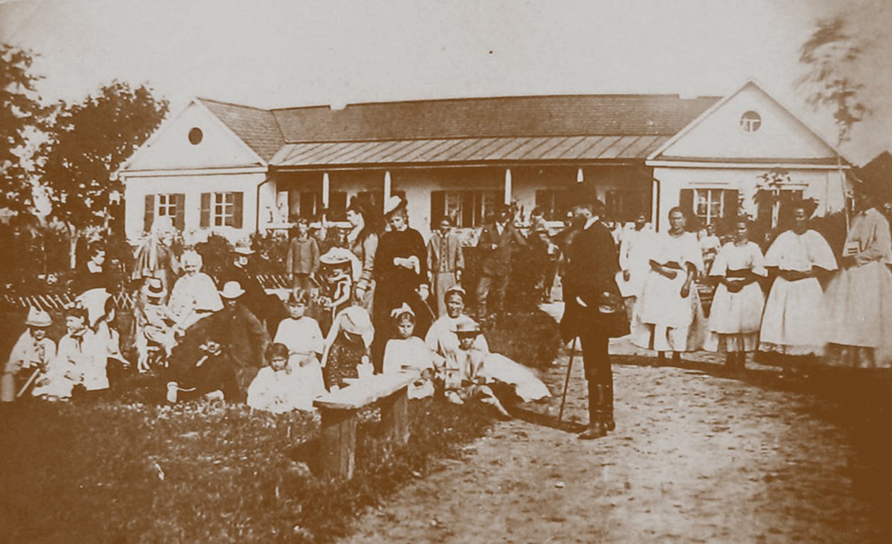 Pjotr I. Tšaikovski 1840-1893 Davydovin perheen kanssa Kamenkan tilalla tekijältä Unbekannt